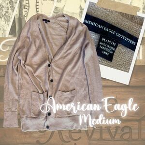 American Eagle Light Brown Cardigan